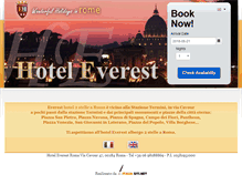 Tablet Screenshot of hoteleverestroma.com